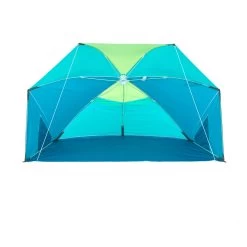 3-person Sun Shelter Beach Parasol UPF50+ Iwiko 180 - Blue Yellow -Hike & Outdoor Deals Store k0aecc269ab0afe281dd9bea23f80ac30