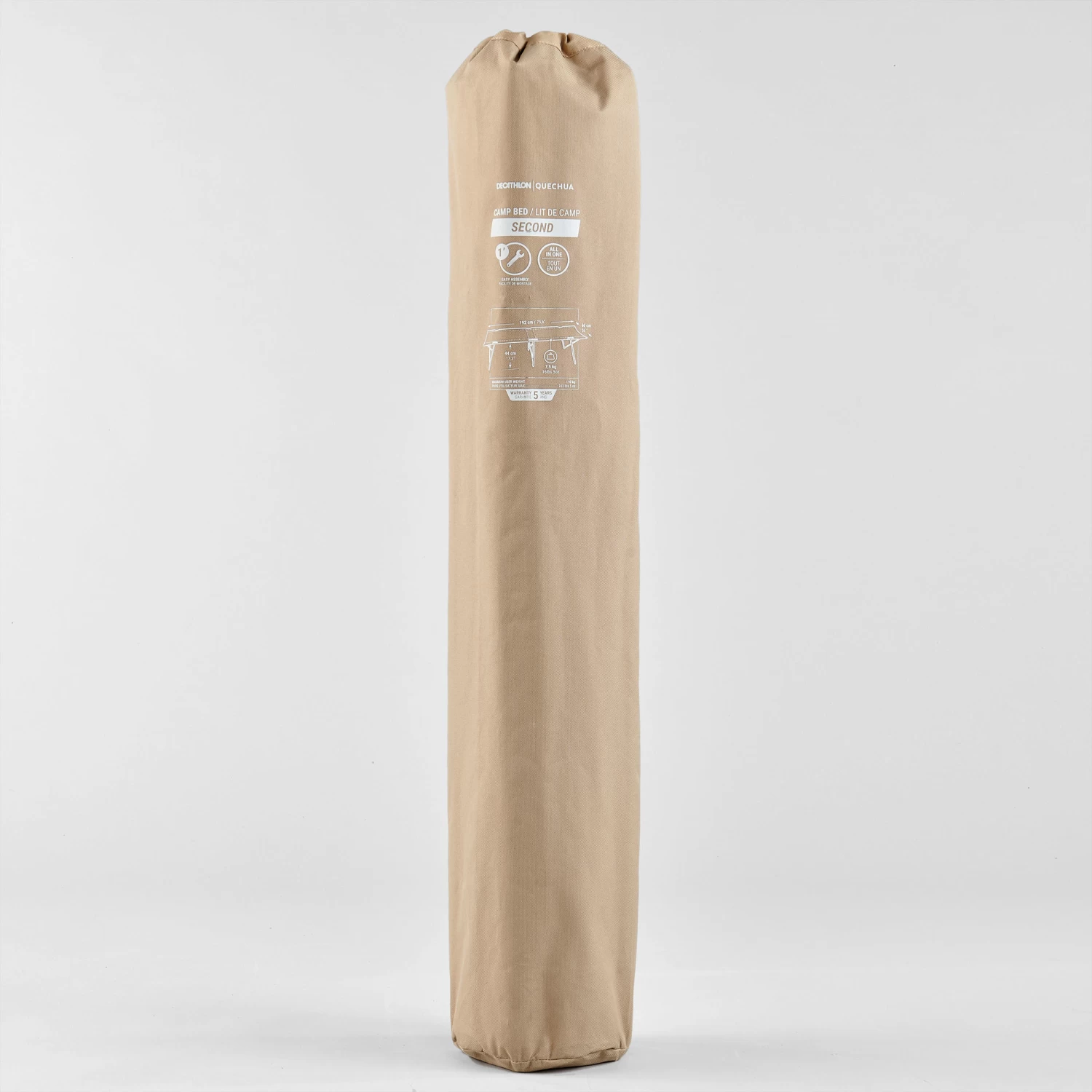 Quechua CAMP BED FOR CAMPING - CAMP BED SECOND 65 CM - 1 PERSON 3 Quechua CAMP BED FOR CAMPING - CAMP BED SECOND 65 CM - 1 PERSON - Image 3