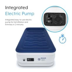 Single Comfort Plus Air Bed – Navy/White -Hike & Outdoor Deals Store k1e65e241f1b320f3665287f518eda73d