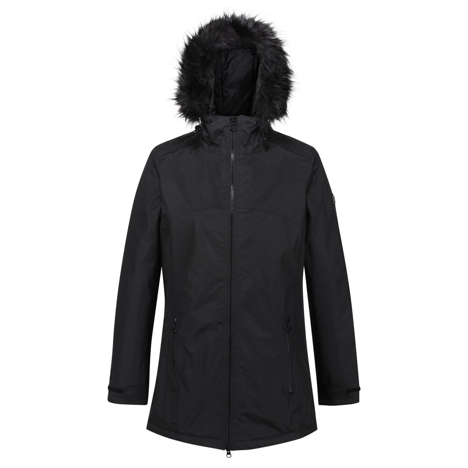 Regatta Womens/Ladies Myla Waterproof Insulated Jacket (Black) 1 Regatta Womens/Ladies Myla Waterproof Insulated Jacket (Black)