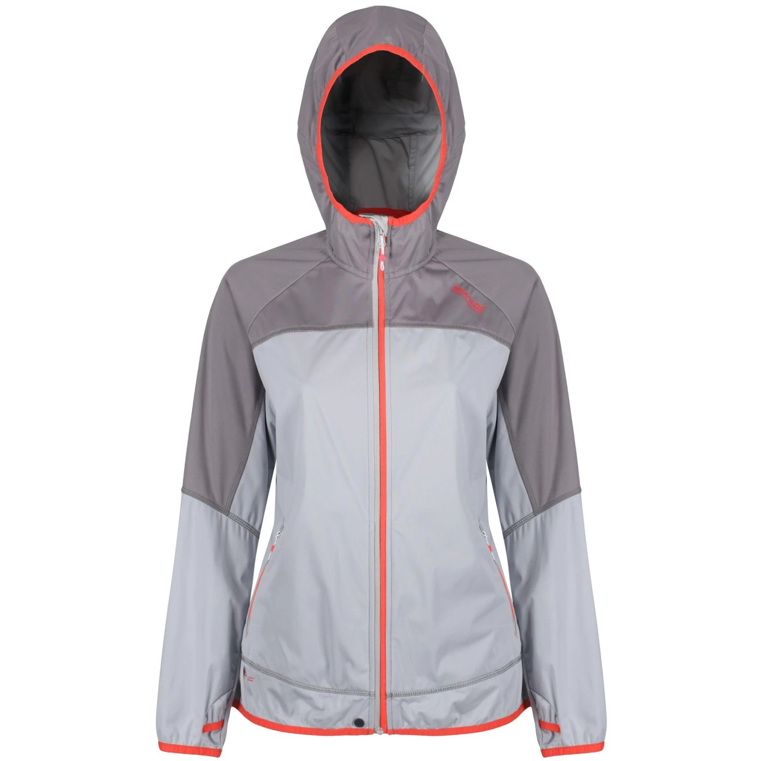 Regatta Womens/Ladies Shyann IV Waterproof Hooded Jacket (Light Steel/Rock Grey) 1 Regatta Womens/Ladies Shyann IV Waterproof Hooded Jacket (Light Steel/Rock Grey)