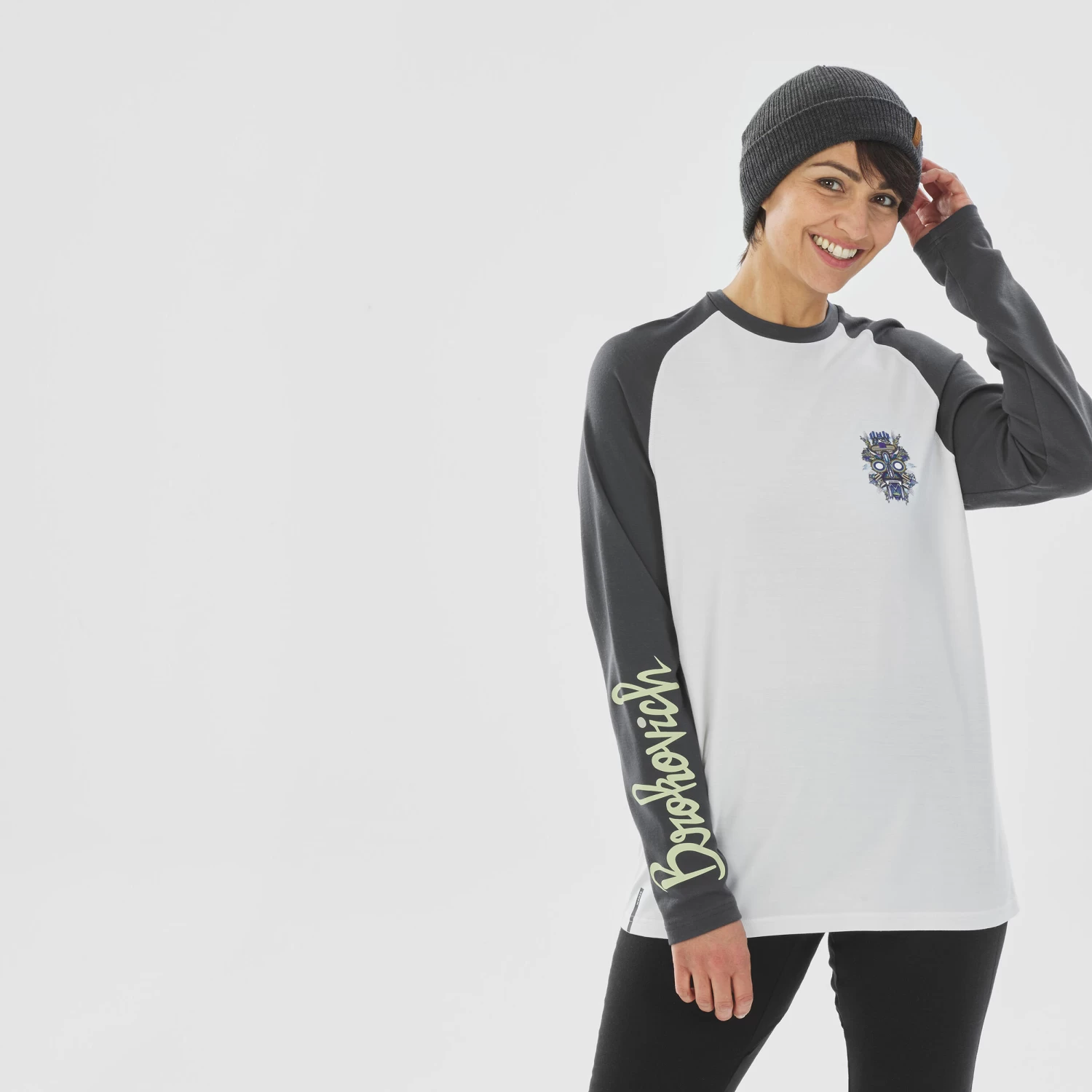 WEDZE Women’s Meino Wool Ski Underwear - BL 590 Brokovich Top 1 WEDZE Women’s Meino Wool Ski Underwear - BL 590 Brokovich Top