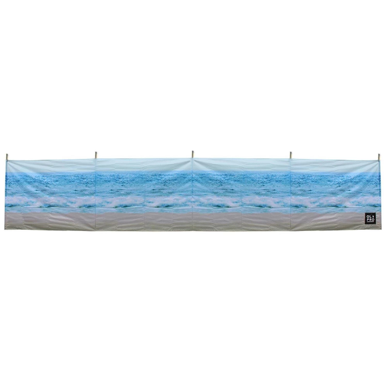 OLPRO The Beach 5 Pole Wooden Windbreak 1 OLPRO The Beach 5 Pole Wooden Windbreak