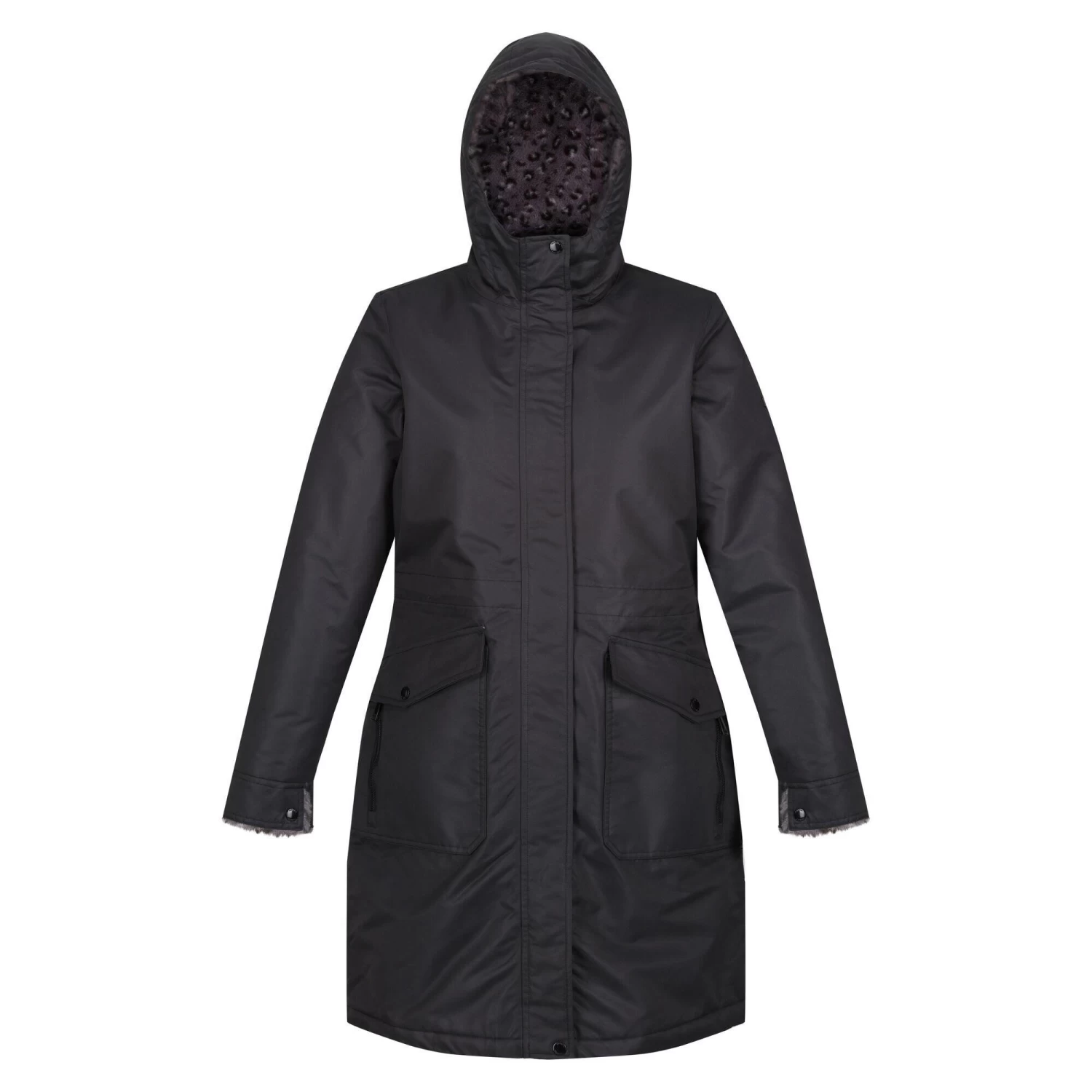 Regatta Womens/Ladies Romine Waterproof Parka (Black) 1 Regatta Womens/Ladies Romine Waterproof Parka (Black)