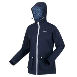 Regatta Womens/Ladies Baysea Tile Waterproof Jacket (Navy) -Hike & Outdoor Deals Store k557aef63e7c6f7e6babb6aba32d0db07