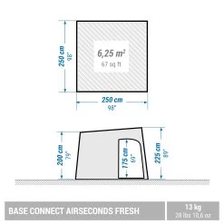 Quechua 6 Person Inflatable Camping Shelter 16 Quechua 6 Person Inflatable Camping Shelter -Hike & Outdoor Deals Store k62146d9c06fc868e43a84ebe4a210b04