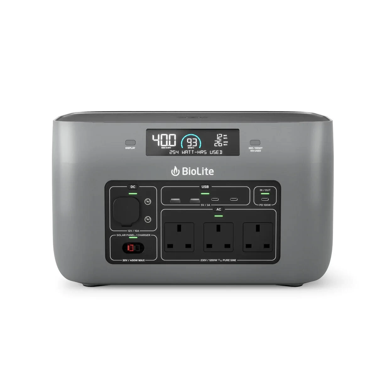 BioLite BaseCharge 1500 (1521Wh) Portable Battery Power Station 2 BioLite BaseCharge 1500 (1521Wh) Portable Battery Power Station - Image 2