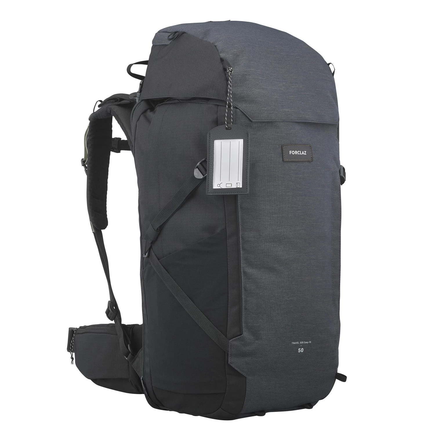 MEN’S TRAVEL TREKKING BACKPACK TRAVEL 900 50+6 L WITH SUITCASE OPENING 2 MEN’S TRAVEL TREKKING BACKPACK TRAVEL 900 50+6 L WITH SUITCASE OPENING - Image 2
