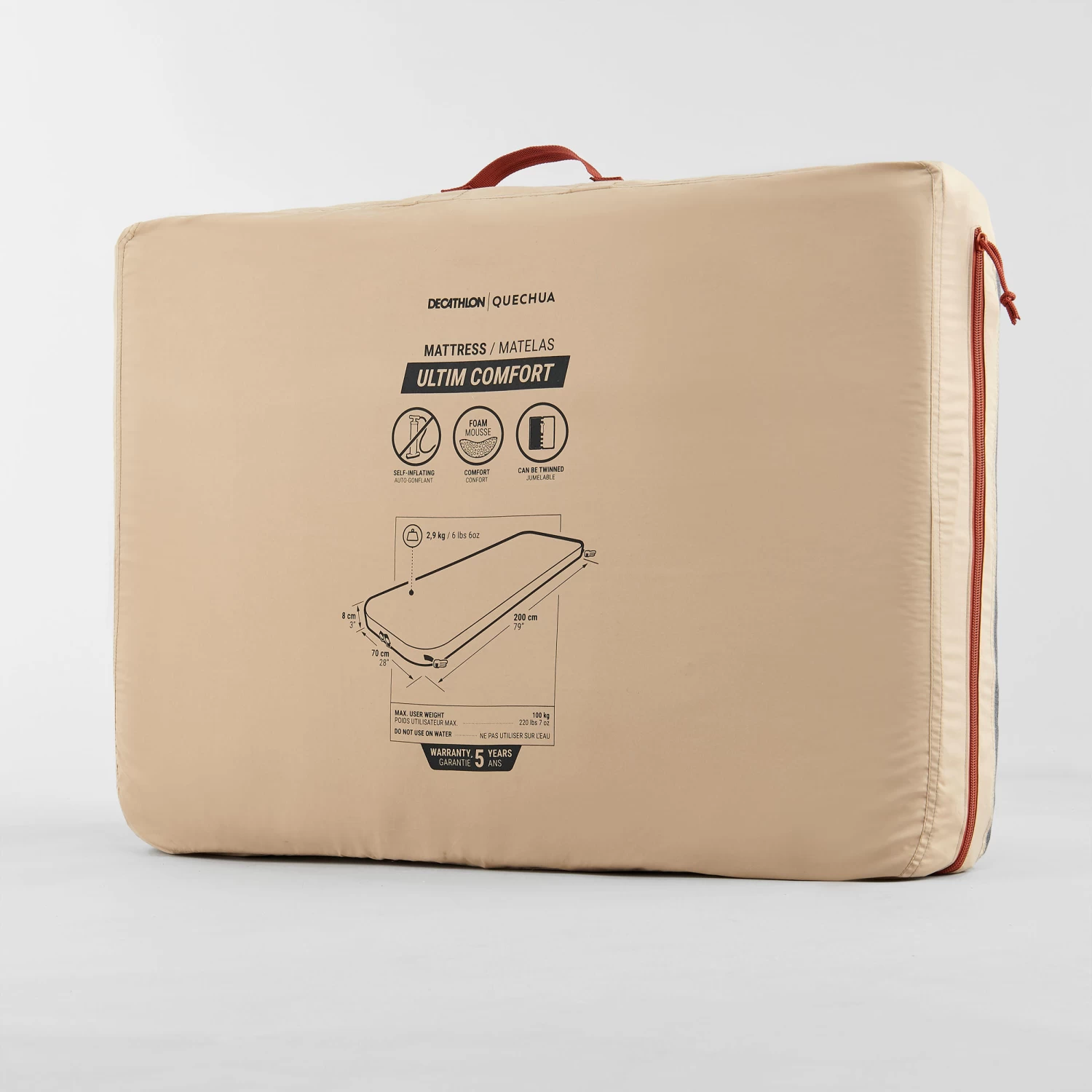 Quechua INFLATABLE CAMPING MATTRESS - ULTIM COMFORT 70 CM 10 Quechua INFLATABLE CAMPING MATTRESS - ULTIM COMFORT 70 CM - Image 10