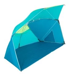 3-person Sun Shelter Beach Parasol UPF50+ Iwiko 180 - Blue Yellow -Hike & Outdoor Deals Store k921bed785d21bc22108d66ea72fb6254