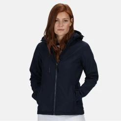 Regatta Womens/Ladies Venturer Hooded Soft Shell Jacket (Black) -Hike & Outdoor Deals Store k978a97c39fba0a22ad19f9b625ea36c6