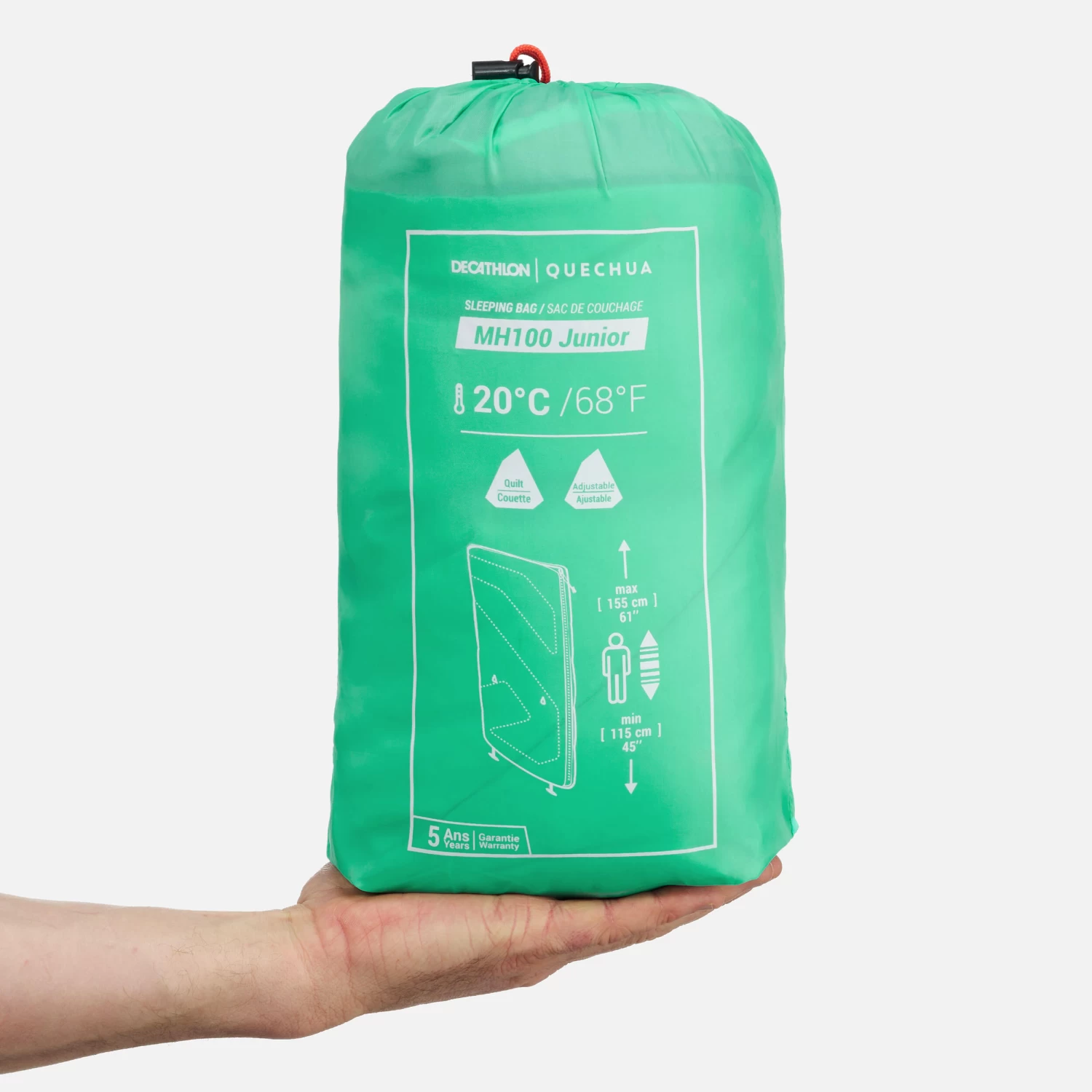 Quechua KIDS’ SLEEPING BAG MH100 20°C 4 Quechua KIDS’ SLEEPING BAG MH100 20°C - Image 4