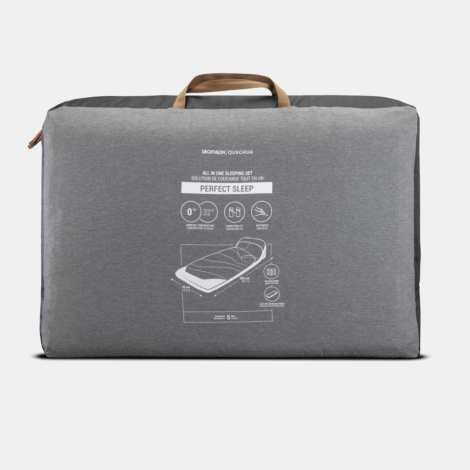 Quechua 2-IN-1 COTTON SLEEPING BAG FOR CAMPING 3 Quechua 2-IN-1 COTTON SLEEPING BAG FOR CAMPING - Image 3