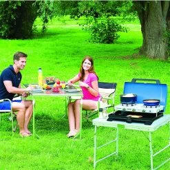 Campingaz Xcelerate 400 ST Double Burner & Toaster Portable Camping Stove -Hike & Outdoor Deals Store kd19ab3e81e199de174c8f9cabdad87a1