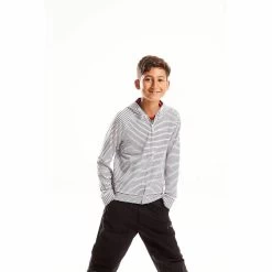 Craghoppers NosiLIfe Childrens/Kids Ryley Hoody (Blue Navy Stripe) -Hike & Outdoor Deals Store kd2f70d04b072221c8c346e31de5698f1