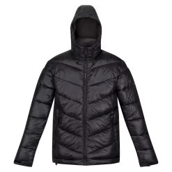 Regatta Mens Toploft II Hooded Padded Jacket (Black)
