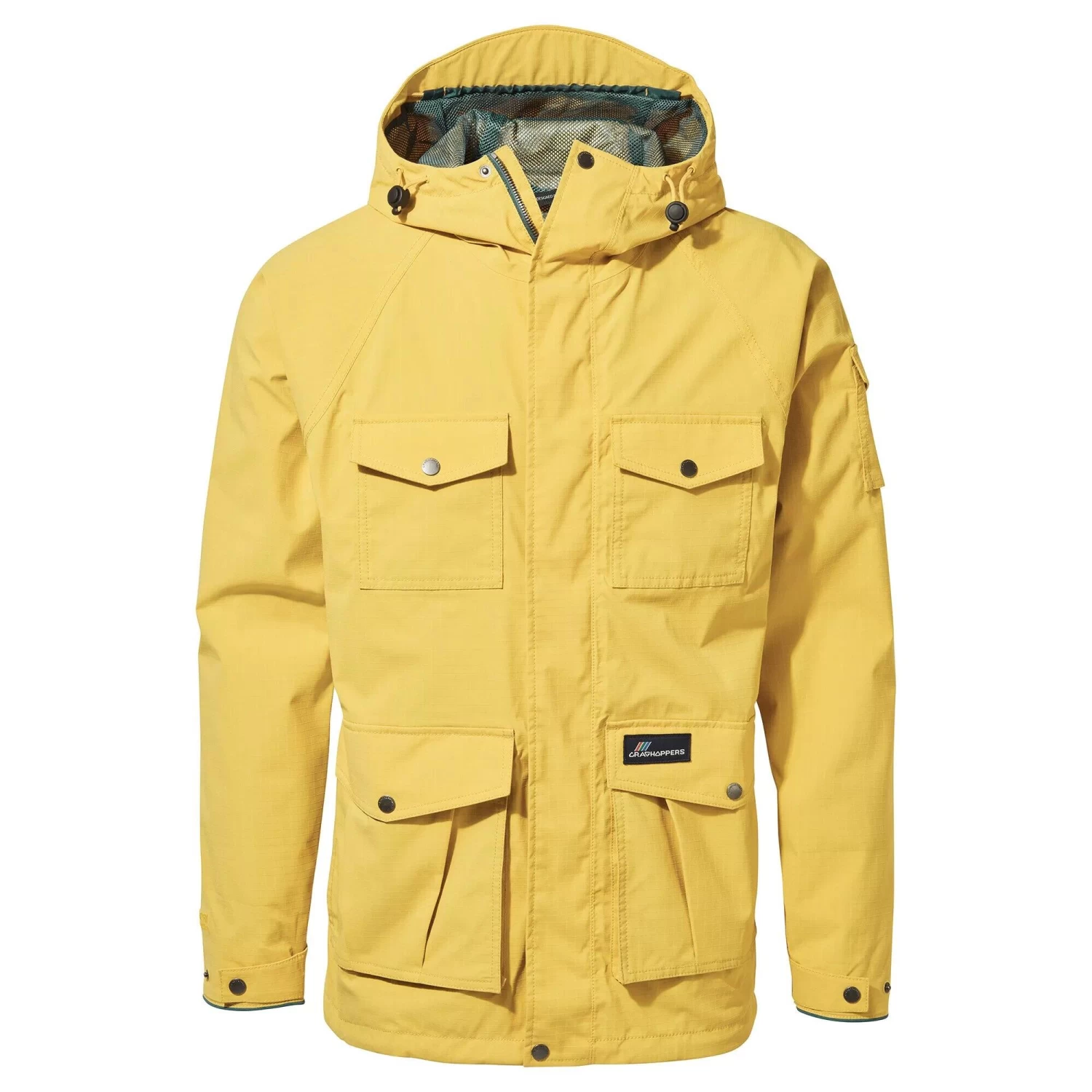 Craghoppers Unisex Adult Canyon Waterproof Jacket (Sunrise Yellow) 1 Craghoppers Unisex Adult Canyon Waterproof Jacket (Sunrise Yellow)