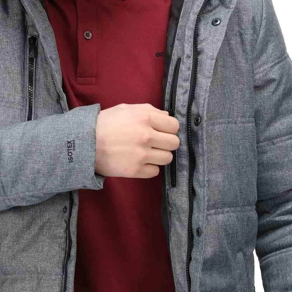 Regatta Mens Aleksander Marl Insulated Parka (Rhino) 4 Regatta Mens Aleksander Marl Insulated Parka (Rhino) - Image 4