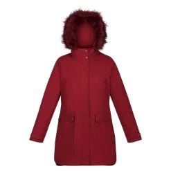Regatta Womens/Ladies Sabinka Faux Fur Trim Parka (Slate Blue) -Hike & Outdoor Deals Store ke2b6d5a2605cdab8186cc4d7c2f00390
