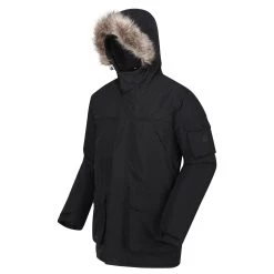 Regatta Mens Salinger II Faux Fur Insulated Parka (Black) -Hike & Outdoor Deals Store ke32ede8ba7ee1de9fc208da24e9a988f