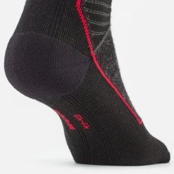 WEDZE ADULT WOOLLEN SKI AND SNOWBOARD SOCKS - 900 WOOL - BLACK -Hike & Outdoor Deals Store ke5b7f0b04e52990a11efafa058aa82fc