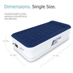 Single Comfort Plus Air Bed – Navy/White -Hike & Outdoor Deals Store keea0c8795e789d6f029d2dd29aff483a