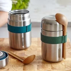 Black+Blum Food Flask 400ml Ocean -Hike & Outdoor Deals Store kfb2bb3866363e777685a018f81f2dc42